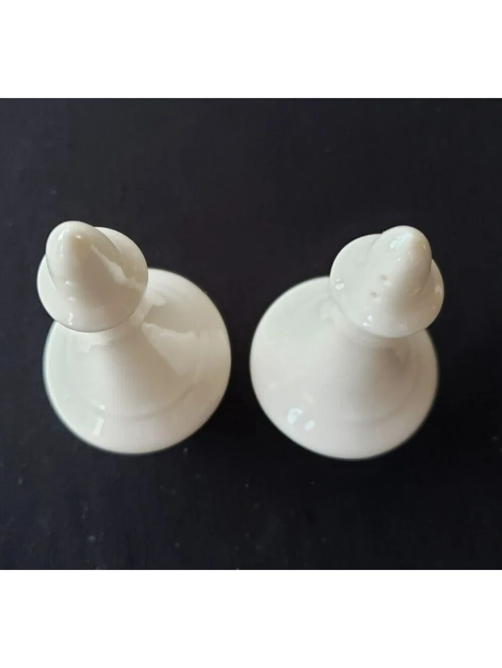 Lenox Special Salt and Pepper Shakers Cream Tall Fine Bone China Made in USA